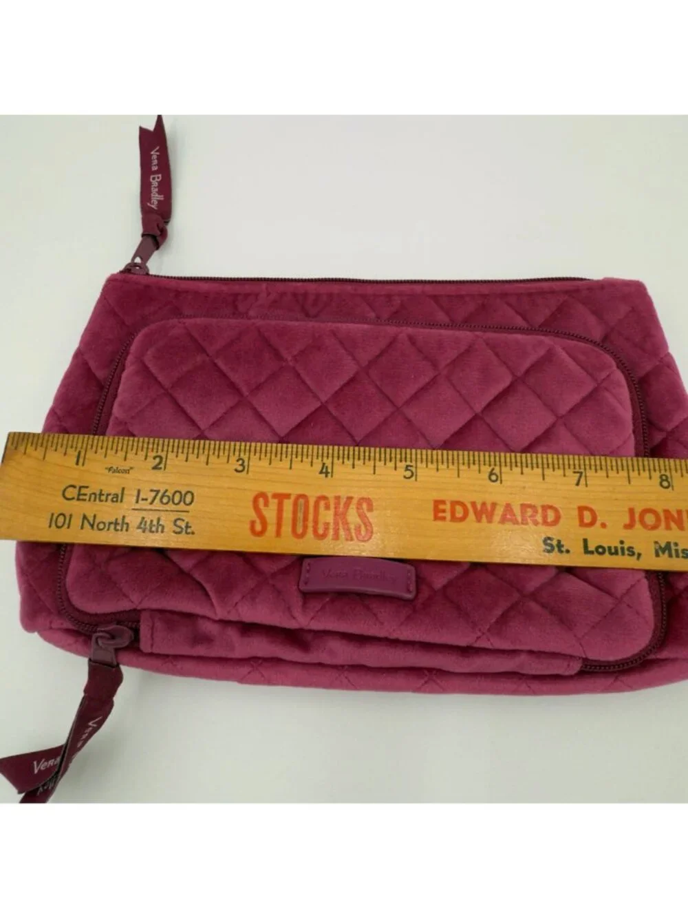 Vera Bradley Quilted Velvet Compact Organizer - Majestic Magenta 27120-U23